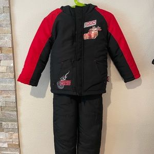 Cars kids ski jacket set 4T